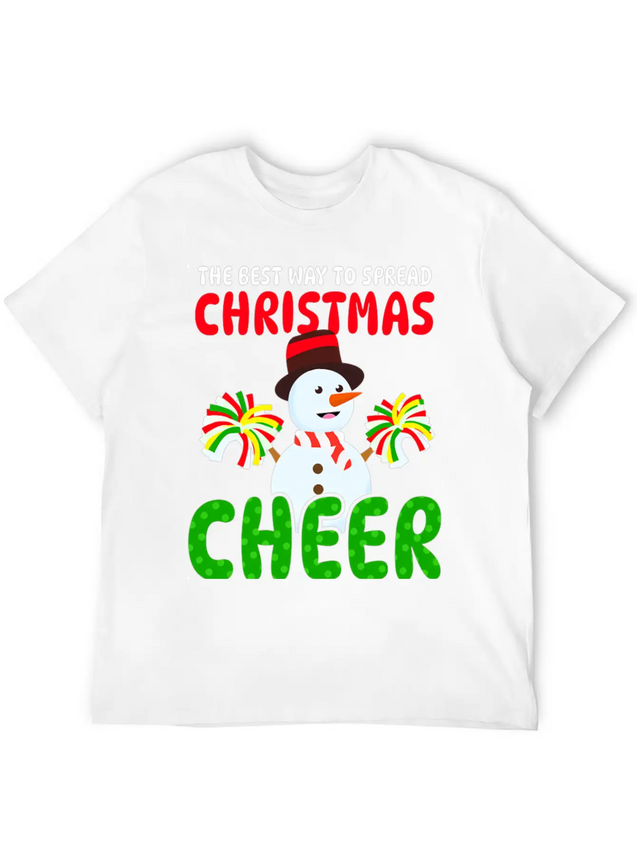 THE BEST WAY TO SPREAD CHRISTMAS Lightweight Cotton T-Shirt – Daily Comfort Graphic Shirt