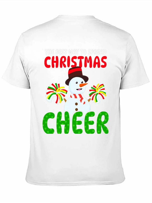 THE BEST WAY TO SPREAD CHRISTMAS Lightweight Cotton T-Shirt – Daily Comfort Graphic Shirt