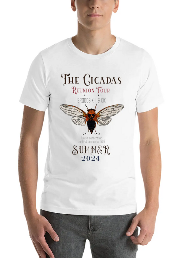 The Cicada Reunion U.S Tour 2024 Cicada Concert Lightweight Cotton T-Shirt – Daily Comfort Graphic Shirt