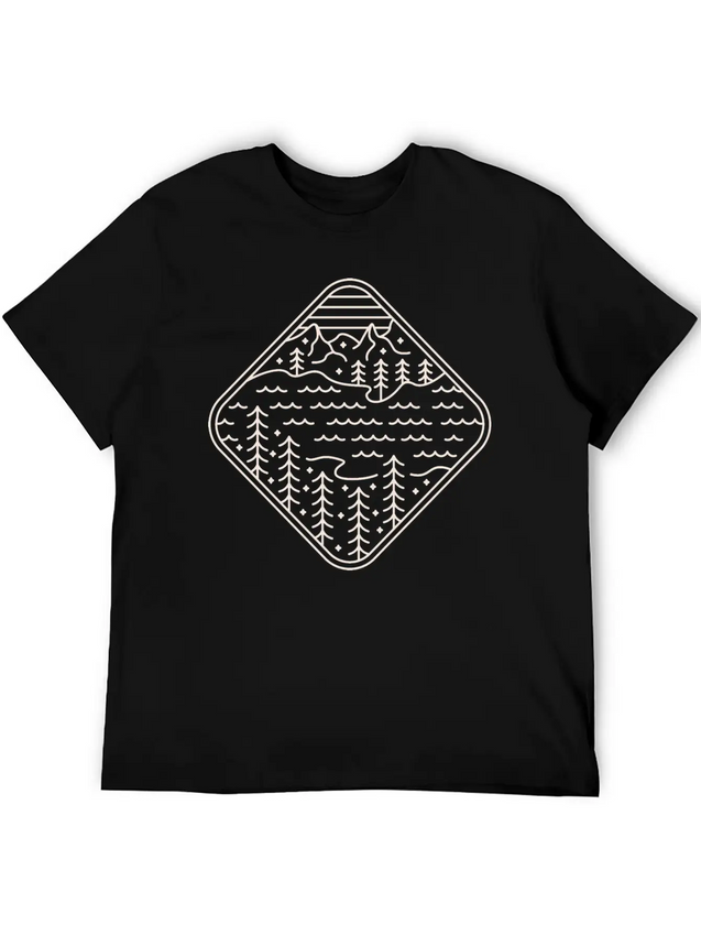 The Lost Lake 2 Lightweight Cotton T-Shirt – Daily Comfort Graphic Shirt