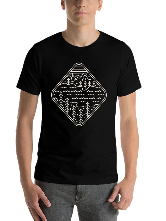 The Lost Lake 2 Lightweight Cotton T-Shirt – Daily Comfort Graphic Shirt