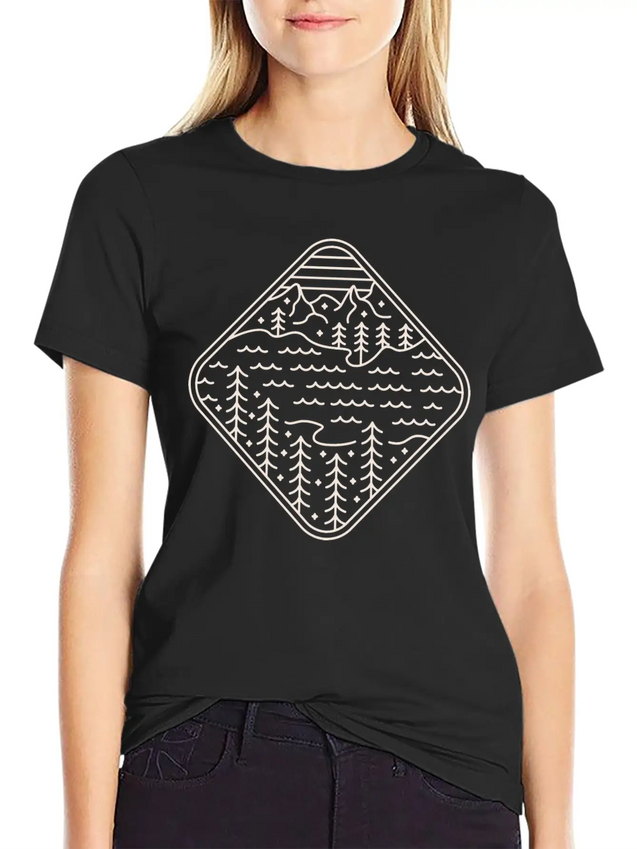 The Lost Lake 2 Lightweight Cotton T-Shirt – Daily Comfort Graphic Shirt