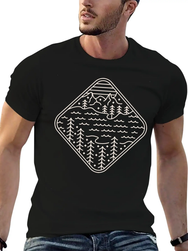 The Lost Lake 2 Lightweight Cotton T-Shirt – Daily Comfort Graphic Shirt