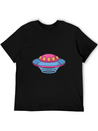 The Purple Flying Saucer Lightweight Cotton T-Shirt – Daily Comfort Graphic Shirt