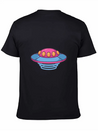 The Purple Flying Saucer Lightweight Cotton T-Shirt – Daily Comfort Graphic Shirt