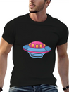 The Purple Flying Saucer Lightweight Cotton T-Shirt – Daily Comfort Graphic Shirt