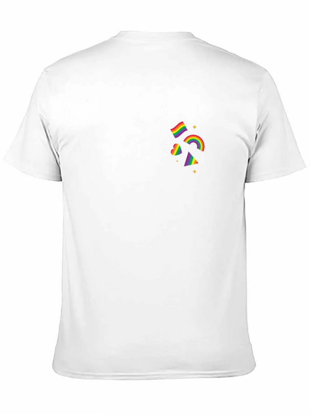 The Rainbow Lightweight Cotton T-Shirt – Daily Comfort Graphic Shirt