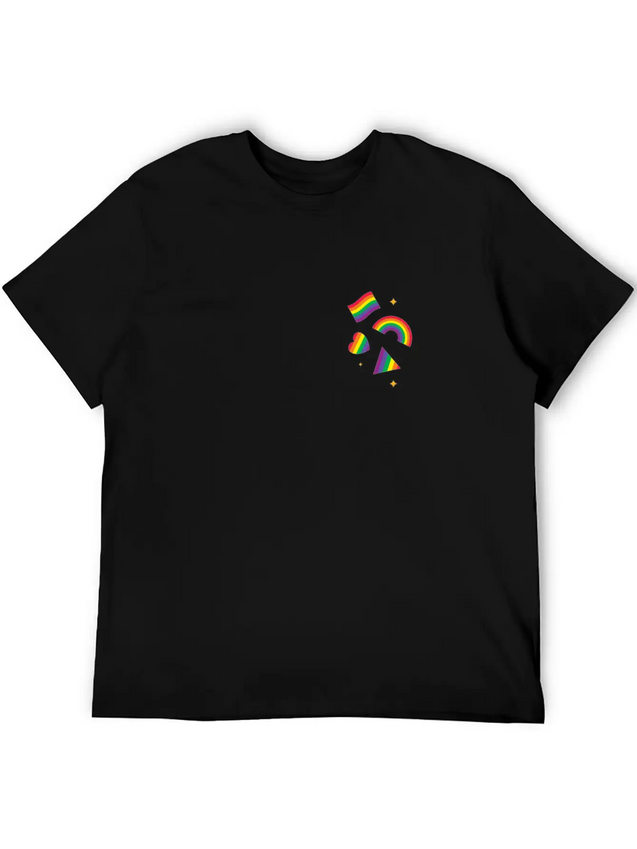 The Rainbow Lightweight Cotton T-Shirt – Daily Comfort Graphic Shirt