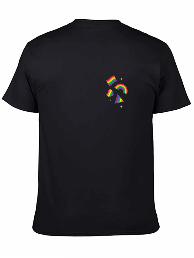 The Rainbow Lightweight Cotton T-Shirt – Daily Comfort Graphic Shirt