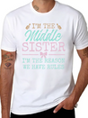 The Reason We Have Rules Middle Adult 3 Sisters Lightweight Cotton T-Shirt – Daily Comfort Graphic Shirt