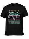 The Reason We Have Rules Middle Adult 3 Sisters Lightweight Cotton T-Shirt – Daily Comfort Graphic Shirt