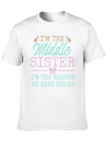 The Reason We Have Rules Middle Adult 3 Sisters Lightweight Cotton T-Shirt – Daily Comfort Graphic Shirt