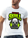 THE TOXIC SKULL Lightweight Cotton T-Shirt – Daily Comfort Graphic Shirt