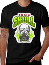 THE TOXIC SKULL Lightweight Cotton T-Shirt – Daily Comfort Graphic Shirt