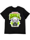 THE TOXIC SKULL Lightweight Cotton T-Shirt – Daily Comfort Graphic Shirt
