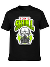 THE TOXIC SKULL Lightweight Cotton T-Shirt – Daily Comfort Graphic Shirt