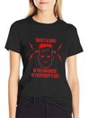 There's A Light In The Darkness Lightweight Cotton T-Shirt – Daily Comfort Graphic Shirt