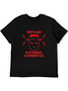 There's A Light In The Darkness Lightweight Cotton T-Shirt – Daily Comfort Graphic Shirt