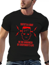 There's A Light In The Darkness Lightweight Cotton T-Shirt – Daily Comfort Graphic Shirt