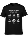 THINGS I DO IN MY CRYPTO Lightweight Cotton T-Shirt – Daily Comfort Graphic Shirt