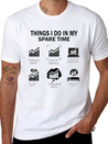 THINGS I DO IN MY CRYPTO Lightweight Cotton T-Shirt – Daily Comfort Graphic Shirt