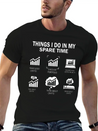 THINGS I DO IN MY CRYPTO Lightweight Cotton T-Shirt – Daily Comfort Graphic Shirt