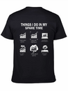 THINGS I DO IN MY CRYPTO Lightweight Cotton T-Shirt – Daily Comfort Graphic Shirt