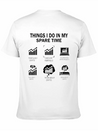 THINGS I DO IN MY CRYPTO Lightweight Cotton T-Shirt – Daily Comfort Graphic Shirt