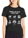 THINGS I DO IN MY CRYPTO Lightweight Cotton T-Shirt – Daily Comfort Graphic Shirt