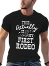 This Actually Is My First Rodeo Bull Horse Show Lightweight Cotton T-Shirt – Daily Comfort Graphic Shirt