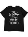 This Actually Is My First Rodeo Bull Horse Show Lightweight Cotton T-Shirt – Daily Comfort Graphic Shirt