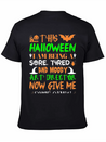This Halloween Tired Moody Art Director Candy Lightweight Cotton T-Shirt – Daily Comfort Graphic Shirt
