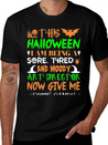 This Halloween Tired Moody Art Director Candy Lightweight Cotton T-Shirt – Daily Comfort Graphic Shirt