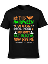 This Halloween Tired Moody Art Director Candy Lightweight Cotton T-Shirt – Daily Comfort Graphic Shirt