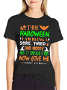 This Halloween Tired Moody Art Director Candy Lightweight Cotton T-Shirt – Daily Comfort Graphic Shirt
