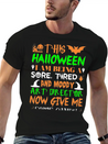 This Halloween Tired Moody Art Director Candy Lightweight Cotton T-Shirt – Daily Comfort Graphic Shirt