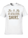 This Is My Hot Air Ballooning Shirt Lightweight Cotton T-Shirt – Daily Comfort Graphic Shirt
