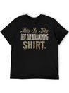 This Is My Hot Air Ballooning Shirt Lightweight Cotton T-Shirt – Daily Comfort Graphic Shirt