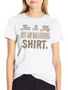 This Is My Hot Air Ballooning Shirt Lightweight Cotton T-Shirt – Daily Comfort Graphic Shirt