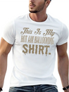 This Is My Hot Air Ballooning Shirt Lightweight Cotton T-Shirt – Daily Comfort Graphic Shirt