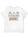 This Is My Hot Air Ballooning Shirt Lightweight Cotton T-Shirt – Daily Comfort Graphic Shirt
