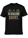 This Is My Hot Air Ballooning Shirt Lightweight Cotton T-Shirt – Daily Comfort Graphic Shirt
