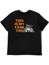 This Is My Tank Top Lightweight Cotton T-Shirt – Daily Comfort Graphic Shirt