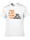 This Is My Tank Top Lightweight Cotton T-Shirt – Daily Comfort Graphic Shirt