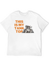 This Is My Tank Top Lightweight Cotton T-Shirt – Daily Comfort Graphic Shirt