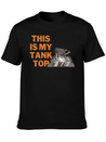 This Is My Tank Top Lightweight Cotton T-Shirt – Daily Comfort Graphic Shirt