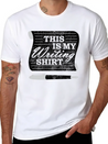 This Is My Writing Shirt Funny Writer Gift Lightweight Cotton T-Shirt – Daily Comfort Graphic Shirt