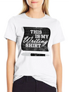 This Is My Writing Shirt Funny Writer Gift Lightweight Cotton T-Shirt – Daily Comfort Graphic Shirt