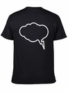Thunder Cloud Outline Lightweight Cotton T-Shirt – Daily Comfort Graphic Shirt