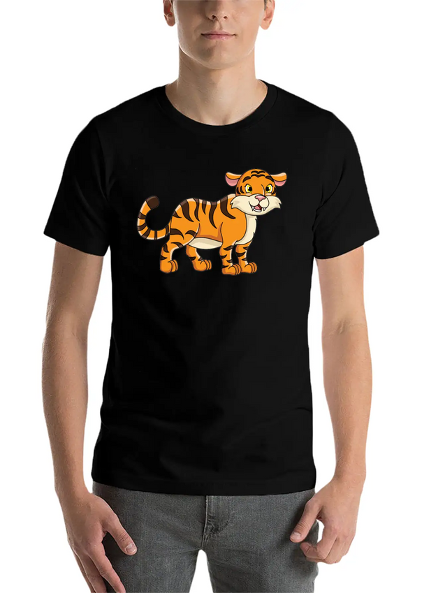 Tiger Lightweight Cotton T-Shirt – Daily Comfort Graphic Shirt